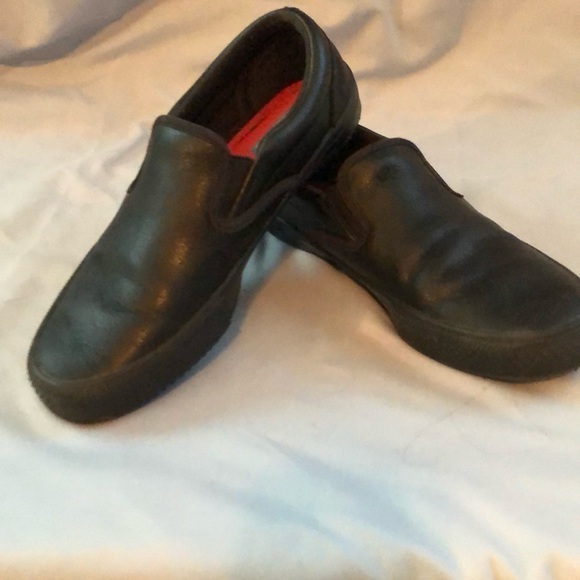 Classic Black Leather Loafers - Picture 2 of 3